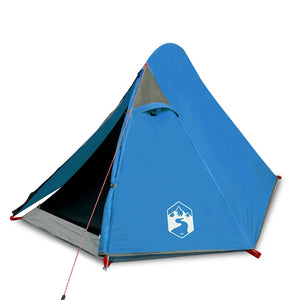 vidaXL Dome Camping Tent 2 Person Blue Waterproof