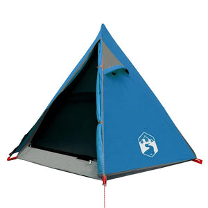 vidaXL Dome Camping Tent 2 Person Blue Waterproof