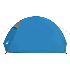 vidaXL Dome Camping Tent 2 Person Blue Waterproof