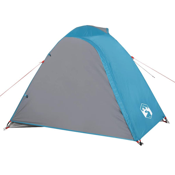 vidaXL Dome Tent 3-Person Blue Waterproof