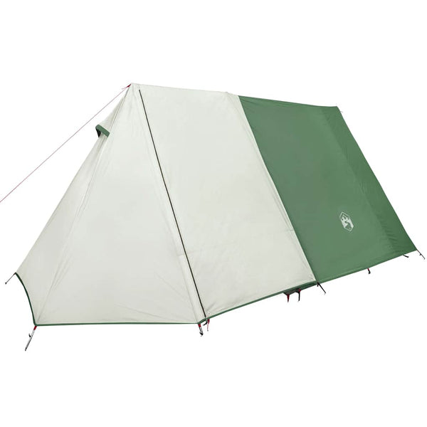 vidaXL 3-Person Camping Tent Green Waterproof