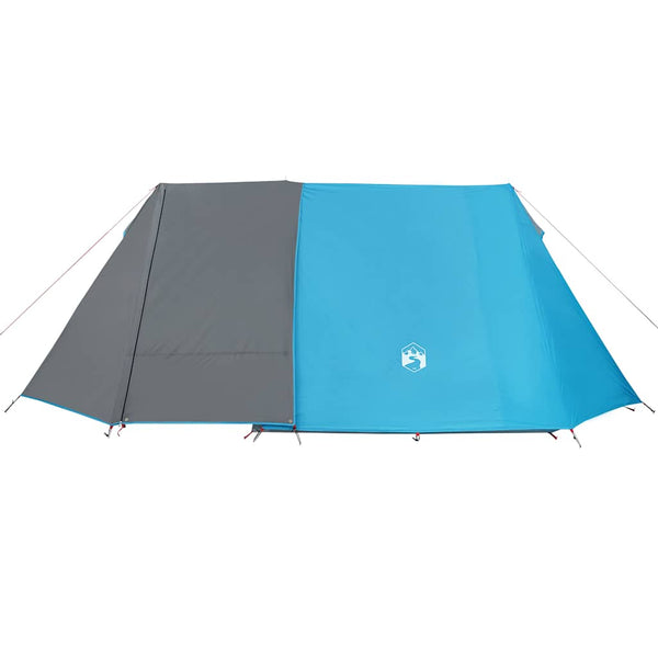 vidaXL Camping Tent 3-Person Blue Waterproof