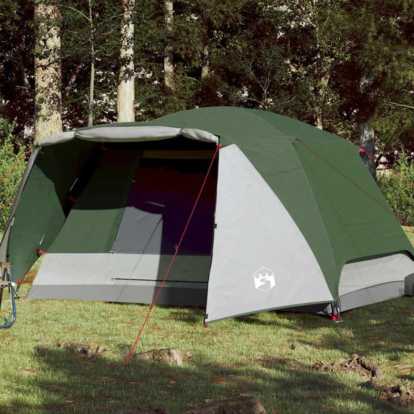 Wasserdichtes Campingzelt für 4 Personen mit Vorzelt - Grün
