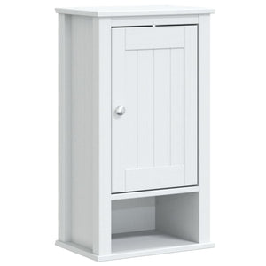 vidaXL 4-Piece Bathroom Furniture Set BERG White Solid Pine Wood