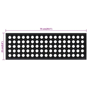 vidaXL Stair Treads 5 pcs. 25x75 cm Rubber