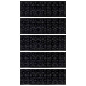vidaXL Stair Treads 5 pcs. 25x75 cm Rubber
