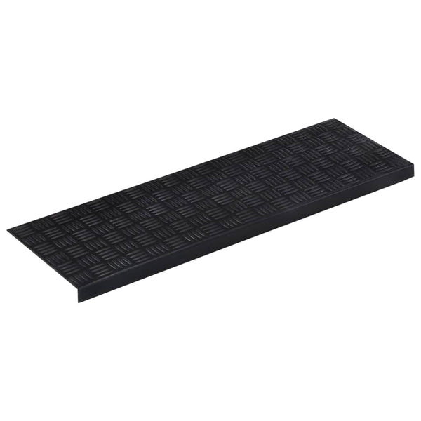 vidaXL Stair Treads 5 pcs. 25x75 cm Rubber