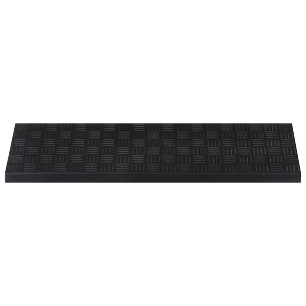 vidaXL Stair Treads 5 pcs. 25x75 cm Rubber