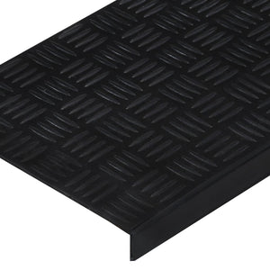 vidaXL Stair Treads 5 pcs. 25x75 cm Rubber