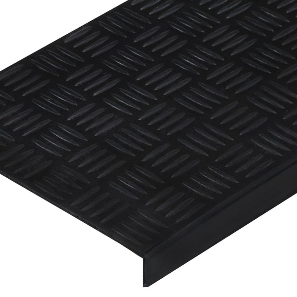 vidaXL Stair Treads 5 pcs. 25x75 cm Rubber