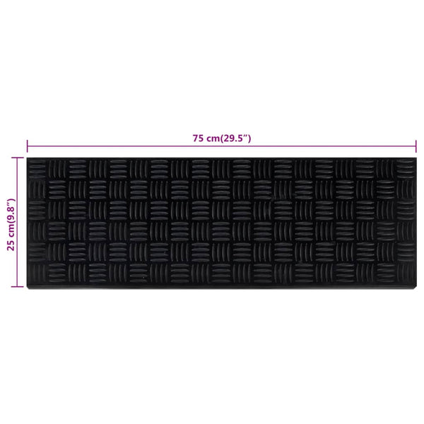 vidaXL Stair Treads 5 pcs. 25x75 cm Rubber