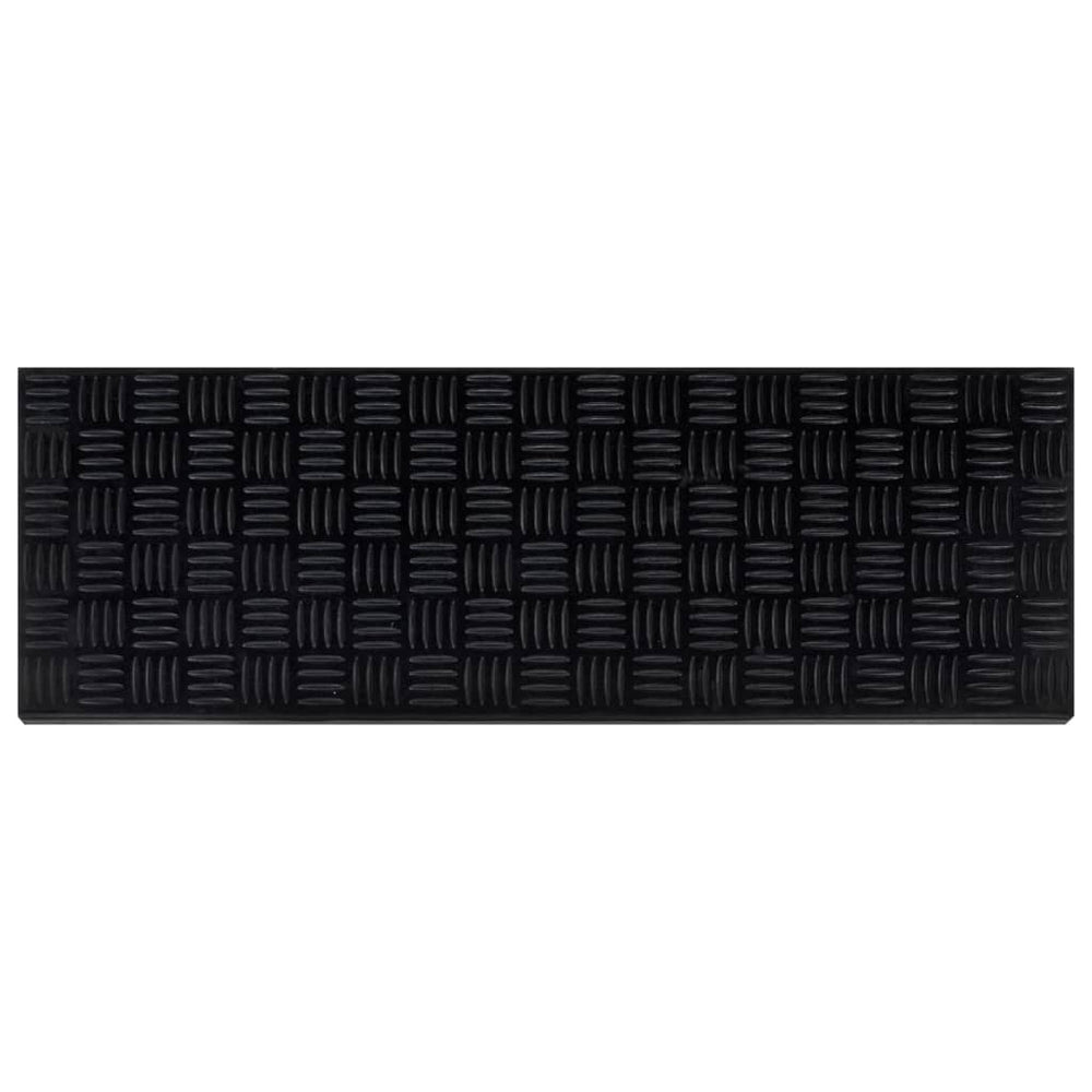 vidaXL Stair Mats 10 pcs 25x75 cm Rubber
