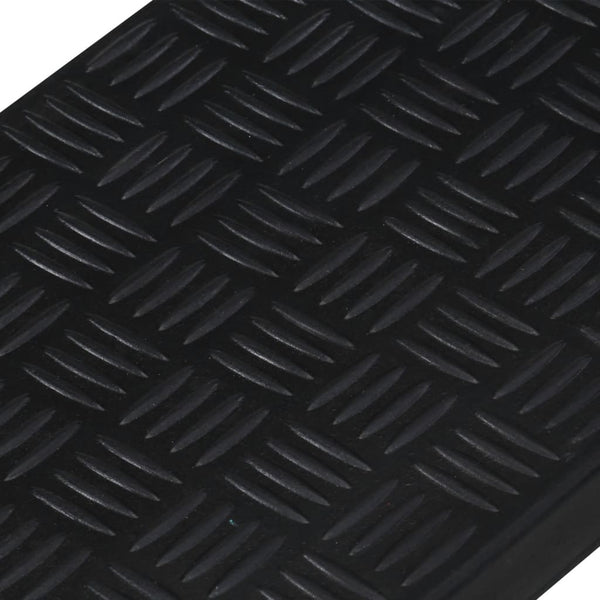vidaXL Stair Mats 10 pcs 25x75 cm Rubber