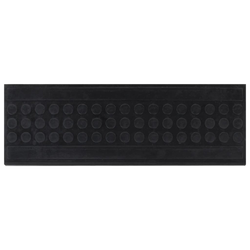 vidaXL Stair Mats 10 pcs 25x75 cm Rubber