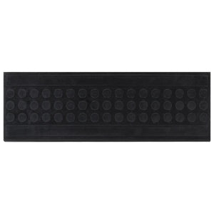 vidaXL Stair Mats 10 pcs 25x75 cm Rubber