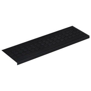 vidaXL Stair Mats 10 pcs 25x75 cm Rubber