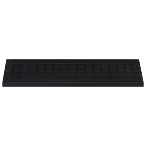 vidaXL Stair Mats 10 pcs 25x75 cm Rubber