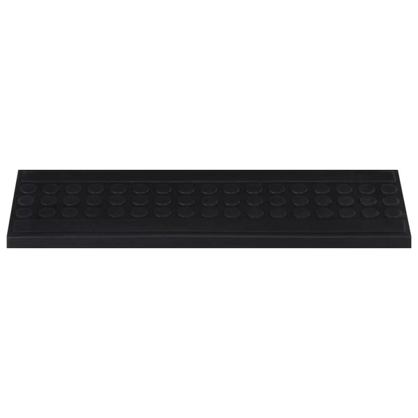 vidaXL Stair Mats 10 pcs 25x75 cm Rubber