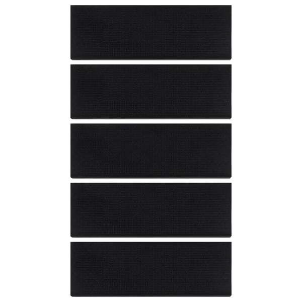 vidaXL Stair Treads 5 pcs. 25x75 cm Rubber