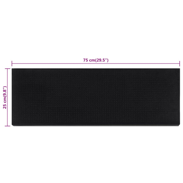 vidaXL Stair Treads 5 pcs. 25x75 cm Rubber