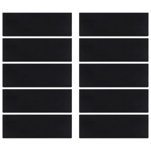 vidaXL Stair Mats 10 pcs 25x75 cm Rubber