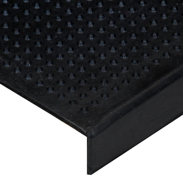 vidaXL Stair Mats 10 pcs 25x75 cm Rubber