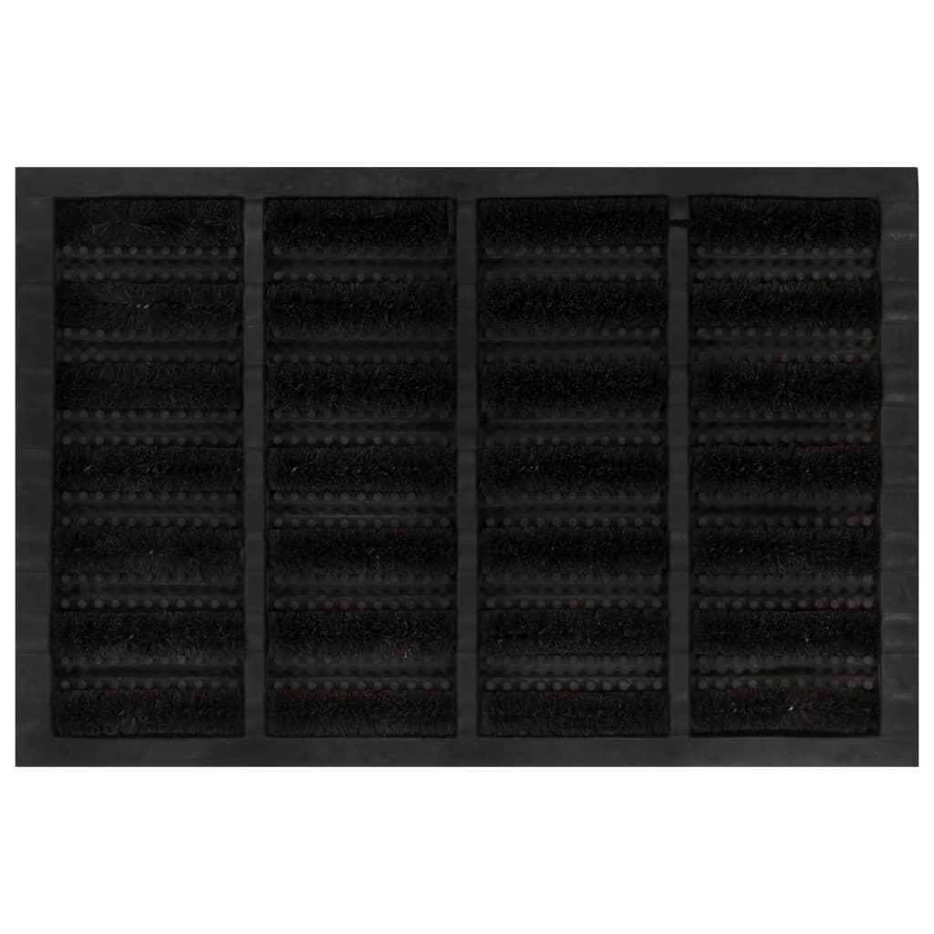 vidaXL Doormat Rectangular 40x60 cm Rubber and Coir