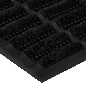 vidaXL Doormat Rectangular 40x60 cm Rubber and Coir