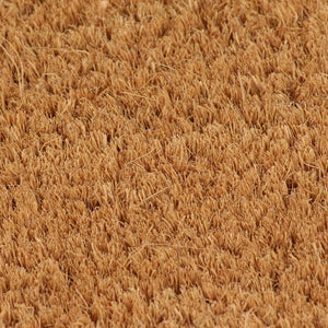 vidaXL Doormat Natural 65x100 cm Coir Tufted
