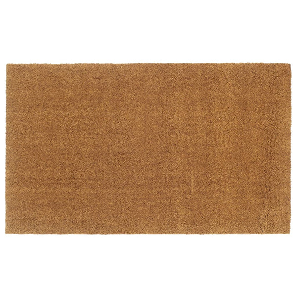 vidaXL Doormat Natural 90x150 cm Coir Tufted