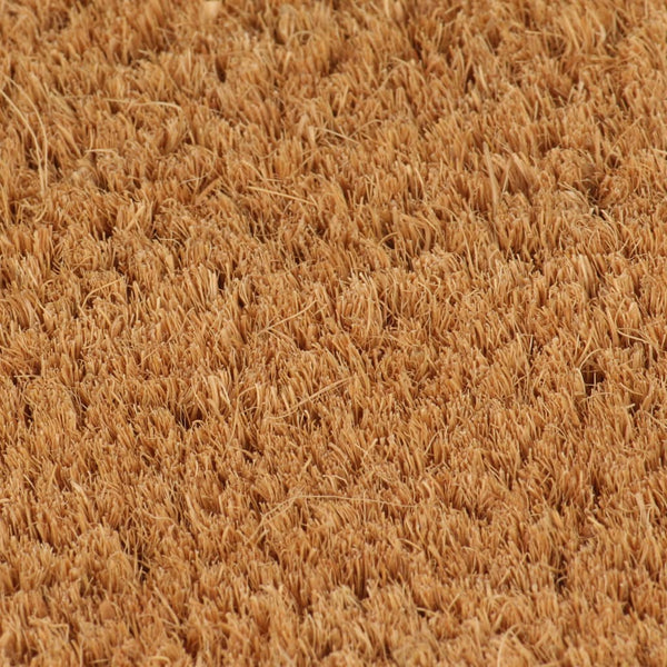 vidaXL Doormat Natural 90x150 cm Coir Tufted