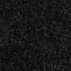 vidaXL Doormats 5 pcs. Black 40x60 cm Coir Tufted