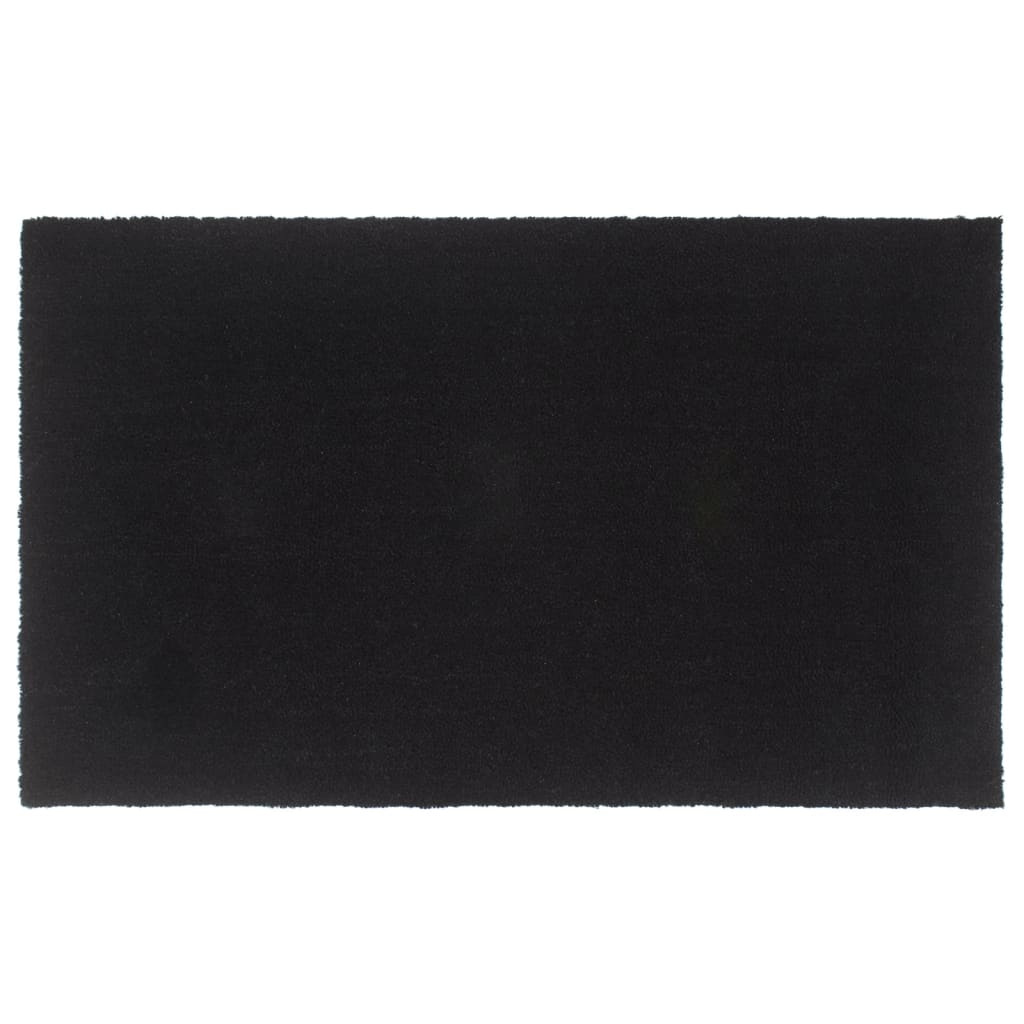 vidaXL Doormat Black 90x150 cm Coir Tufted