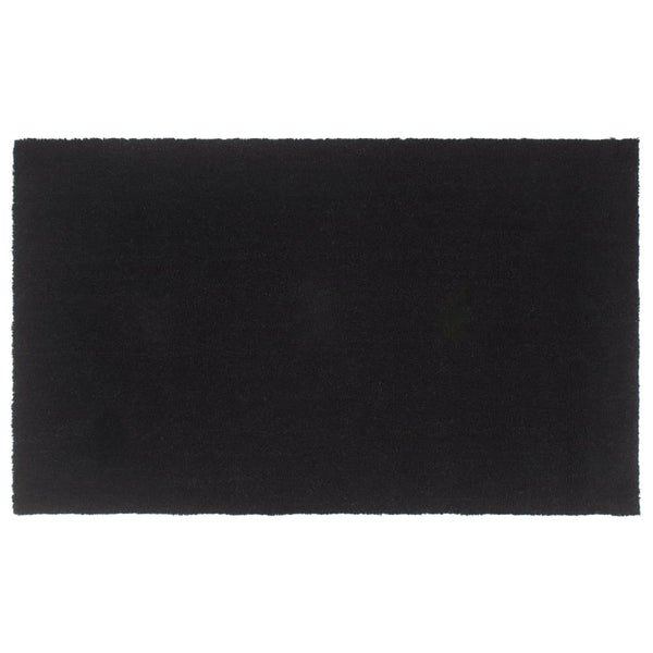 vidaXL Doormat Black 90x150 cm Coir Tufted