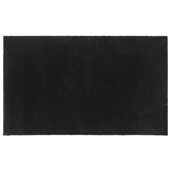 vidaXL Doormat Black 90x150 cm Coir Tufted