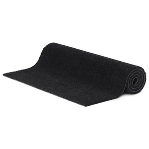 vidaXL Doormat Black 90x150 cm Coir Tufted