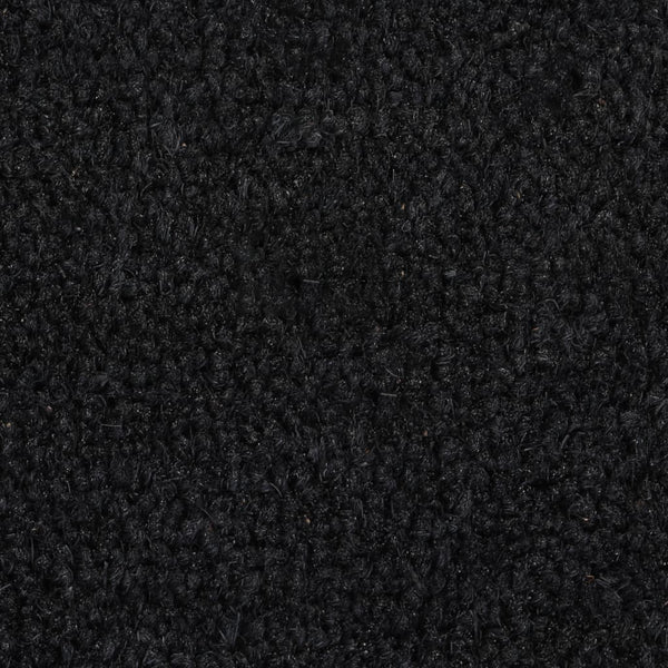 vidaXL Doormat Black 90x150 cm Coir Tufted