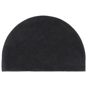 vidaXL Door Mat Dark Gray Half-Round 40x60 cm Coir Tufted