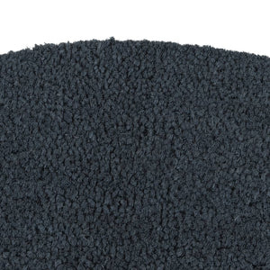 vidaXL Half-Round Doormat Dark Grey 50x80 cm Coir Tufted