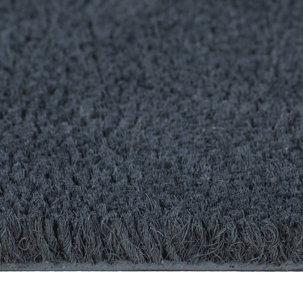 vidaXL Doormat Dark Grey 90x150 cm Coir Tufted