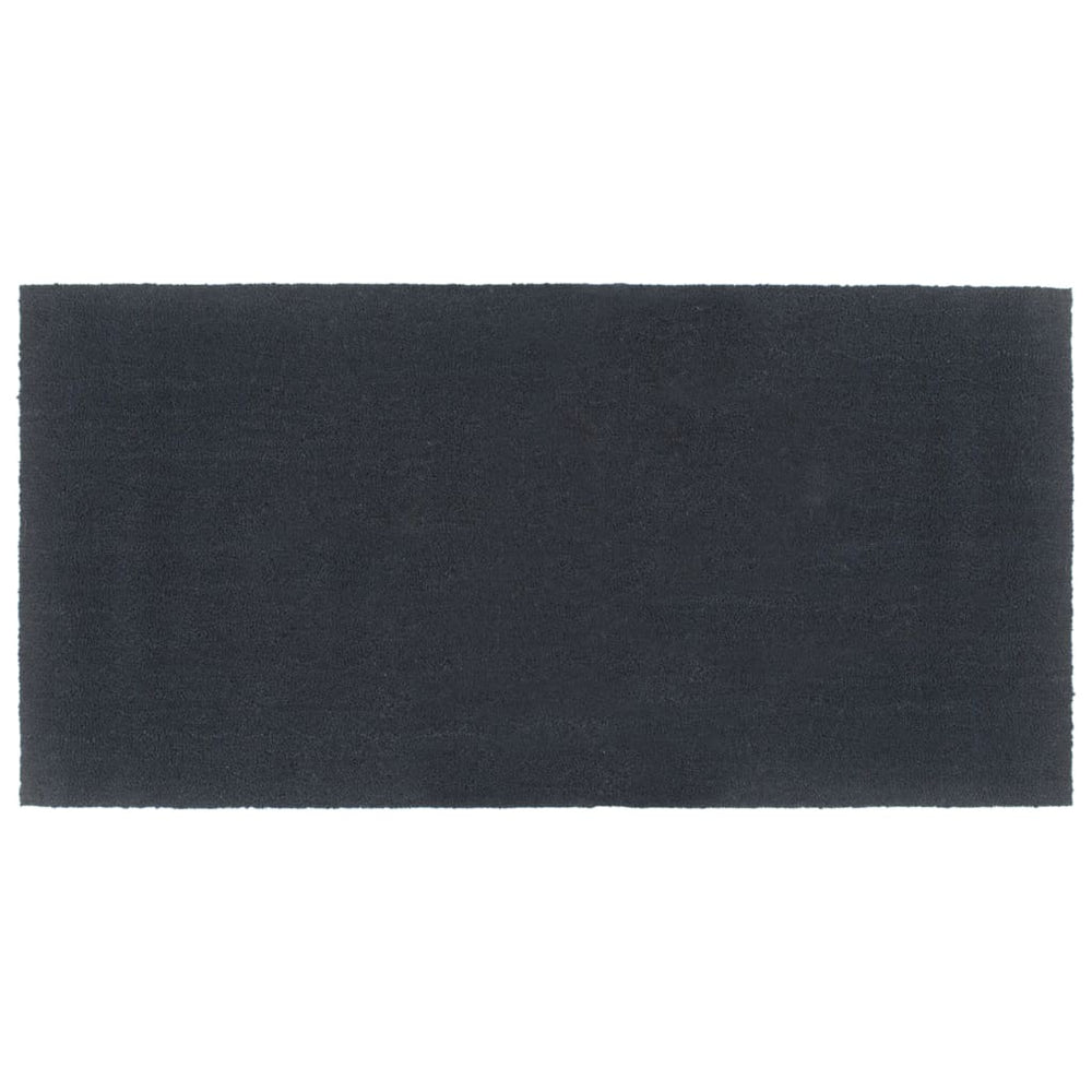 vidaXL Doormat Dark Grey 100x200 cm Coconut Fibre Tufted