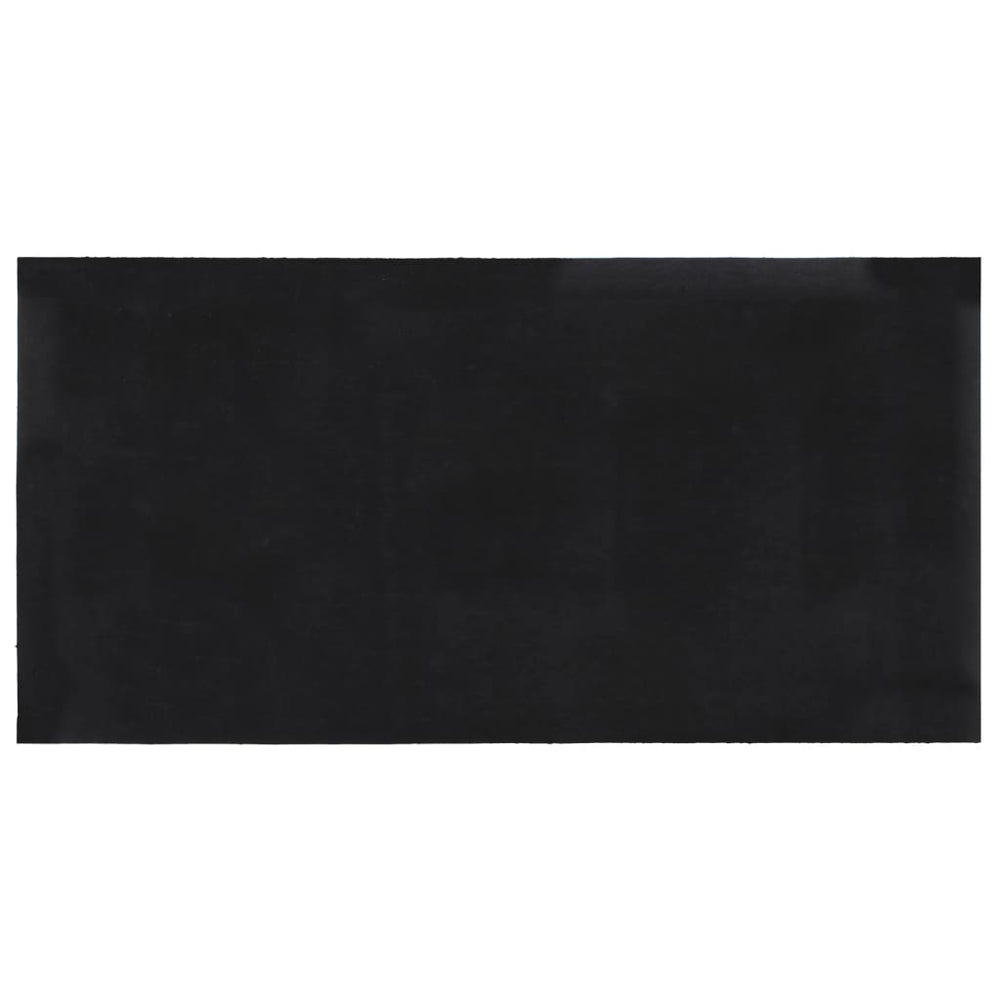 vidaXL Doormat Dark Grey 100x200 cm Coconut Fibre Tufted