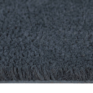 vidaXL Doormat Dark Gray 100x300 cm Coir Tufted