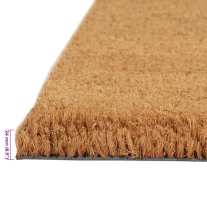 vidaXL Doormats 5 pcs. Natural 40x60 cm Coir Tufted