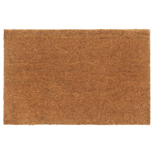 vidaXL Doormat Natural 65x100 cm Coir Tufted