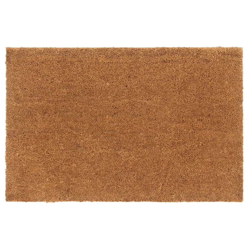 vidaXL Doormat Natural 65x100 cm Coir Tufted