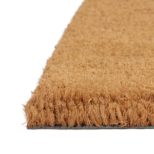 vidaXL Doormat Natural 65x100 cm Coir Tufted