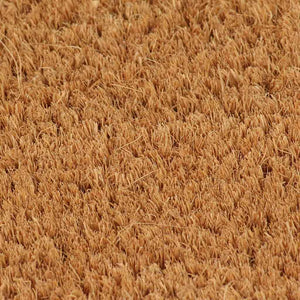 vidaXL Doormat Natural 90x150 cm Coir Tufted