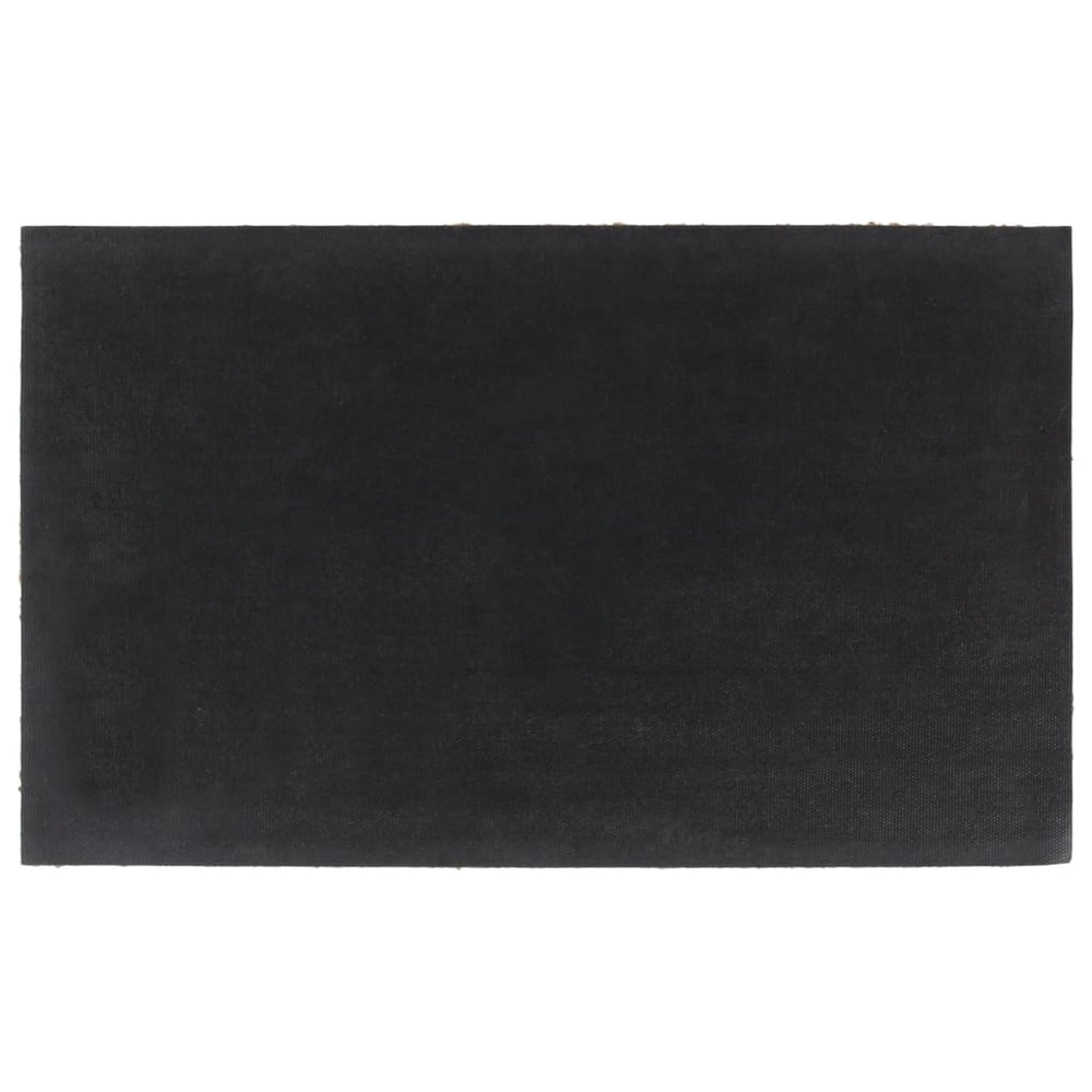 vidaXL Coir Doormat Natural 45x75 cm Tufted