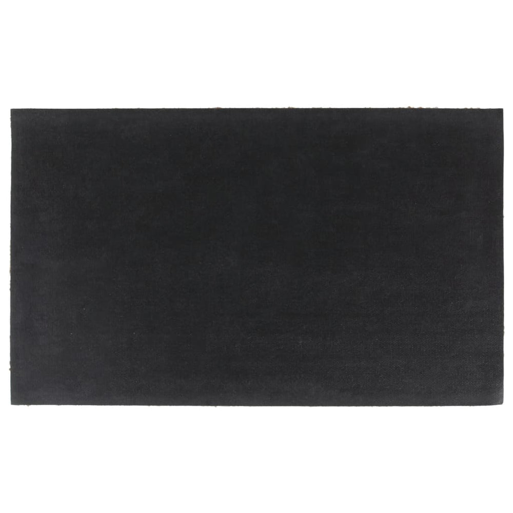 vidaXL Coir Doormat Natural 45x75 cm Tufted